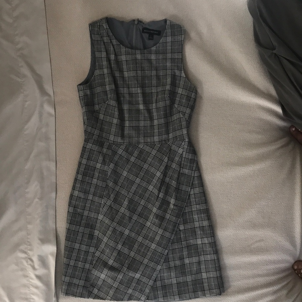 Banana Republic plaid dress